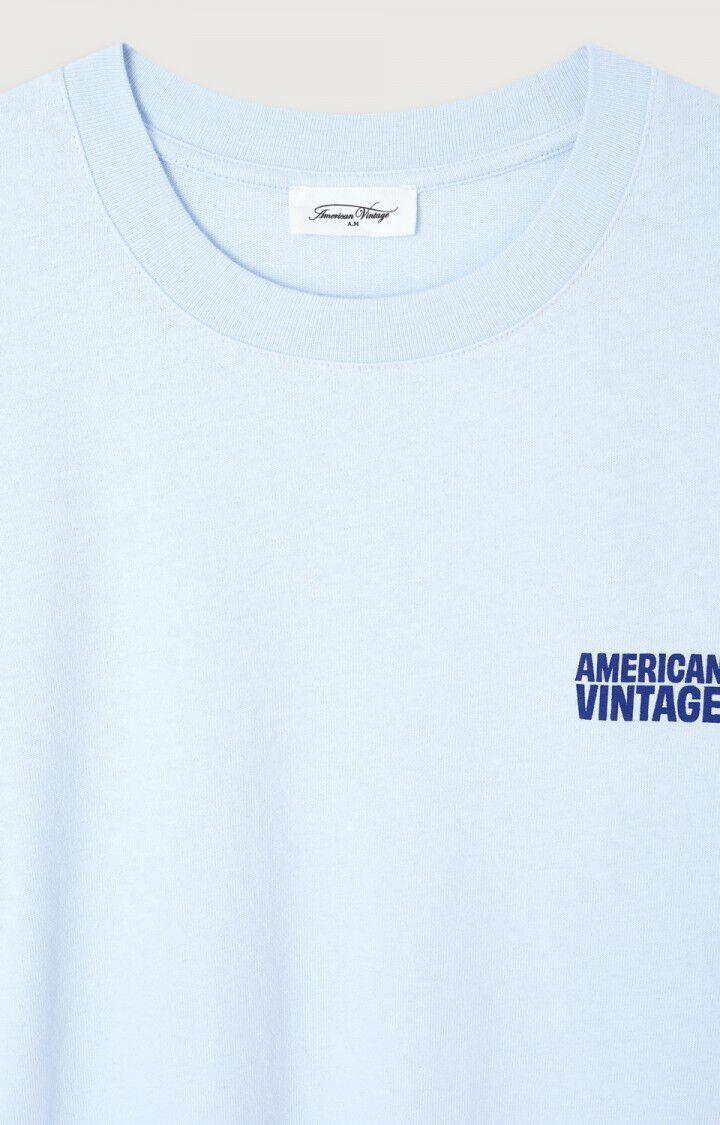 American Vintage Baby Blue Myko T-Shirt Herren hellblau